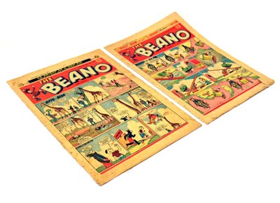 Lot 389 - Books - Two 1950s Beano, issues '736' & '746', both 1956