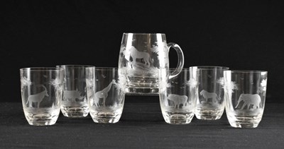 Lot 446 - Rowland Ward 'Safari' glassware
