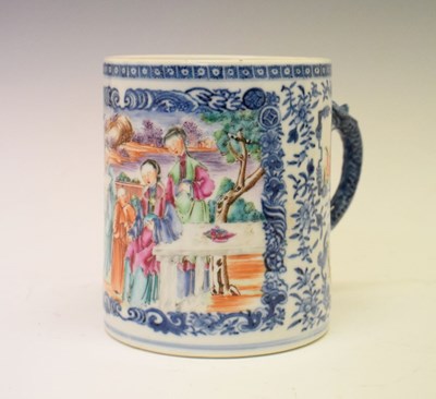 Lot 347 - Chinese famille rose porcelain mug