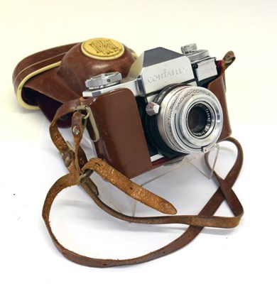 Lot 306 - Zeiss Ikon 'Contaflex' with Tessar 1:2.8 lens and Carl Zeiss Pro- Tessar 1:4 lens