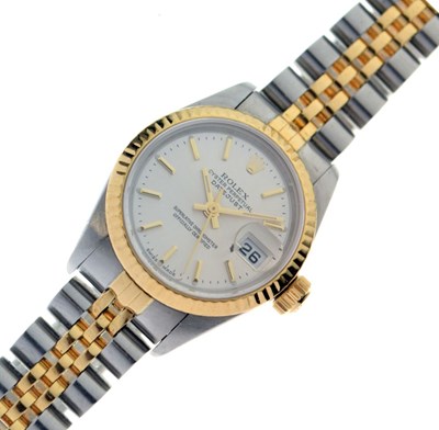 Lot 100 - Lady's Rolex Oyster Perpetual Datejust bi-colour wristwatch