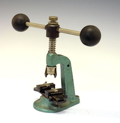 Lot 112 - Omega bench mounted case back opener