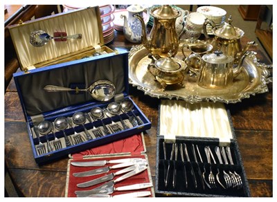 Lot 701 - Quantity of silver plated items