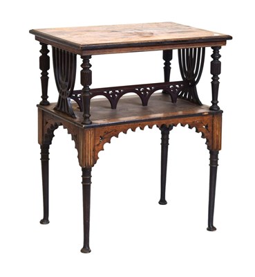 Lot 549 - Edwardian Rosewood Moorish-style occasional table
