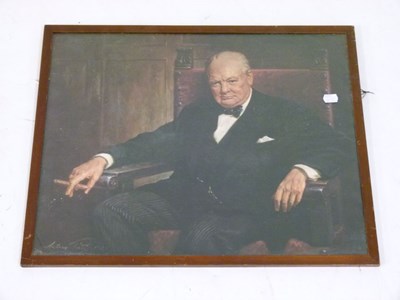 Lot 622 - Churchill print