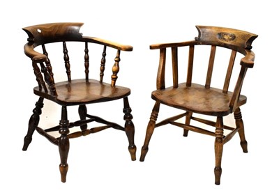 Lot 707 - Two smokers bow chairs