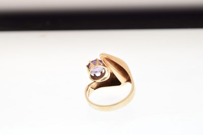 Lot 30 - Danish amethyst ring
