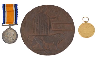 Lot 208 - Great War, Canadian Infantry, Casualty Group of 3 awarded to Private Ranson Lawson Henderson