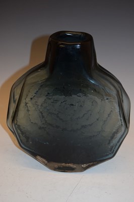 Lot 311 - Whitefriars Indigo 'Banjo' vase