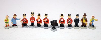 Lot 243 - Robert Harrop Camberwick Green - Eleven miniature painted pewter figures