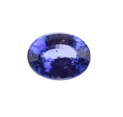 Lot 78 - An unmounted colour change sapphire