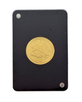 Lot 120 - Coins - Isle of Man Elizabeth II quarter oz gold Angel, 2016