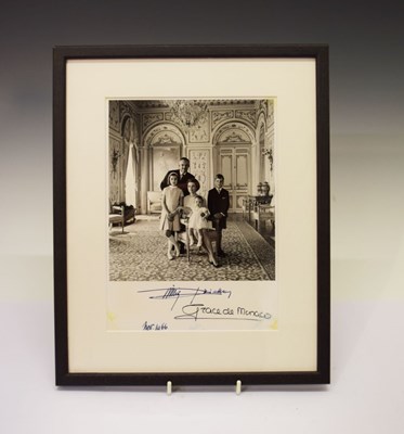 Lot 148 - Signed Prince Rainier and Princess Grace of Monaco photograph
