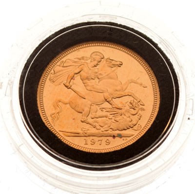 Lot 133 - Gold Coin - Elizabeth II sovereign, 1979