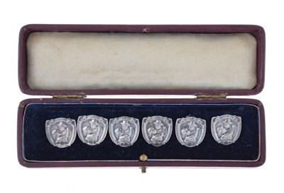 Lot 76 - Cased set of six Romeo & Juliet buttons