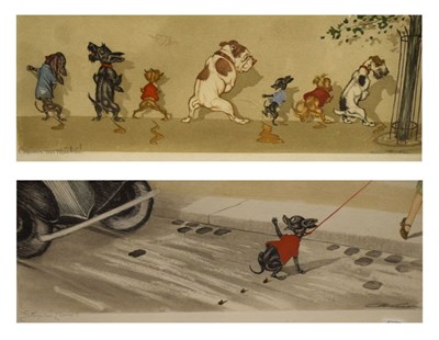 Lot 522 - Two humorous dog prints