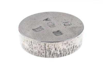 Lot 88 - Brian Leslie Fuller - Modernist silver paperweight