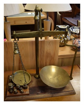Lot 643 - Chemist shop scales
