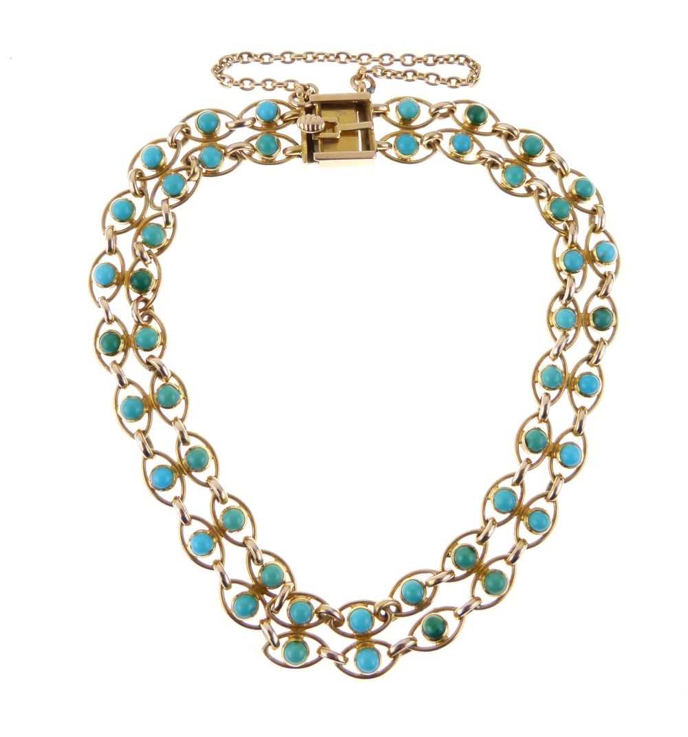 Lot 38 - Turquoise bracelet