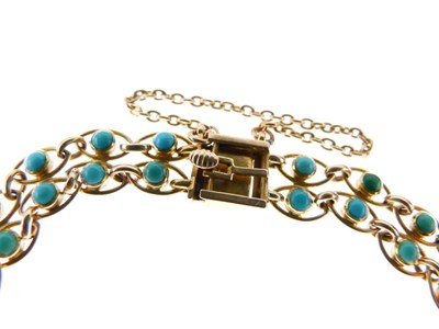 Lot 38 - Turquoise bracelet