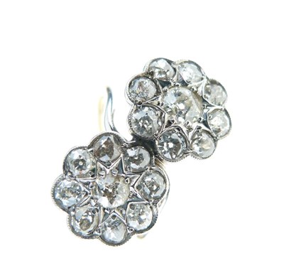 Lot 11 - Double cluster cross-over ring