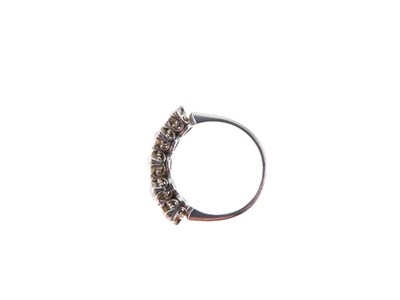 Lot 8 - Five stone diamond ring