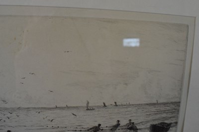 Lot 320 - William Lionel Wyllie R.A. (1851-1931), Etching, Landing the Catch