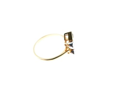 Lot 23 - 18ct gold ruby and diamond 18ct gold dress ring
