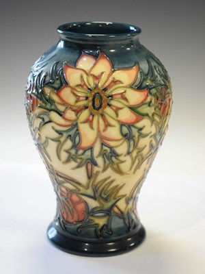 Lot 380 - Moorcroft Spike pattern vase - Beverley Wilkes