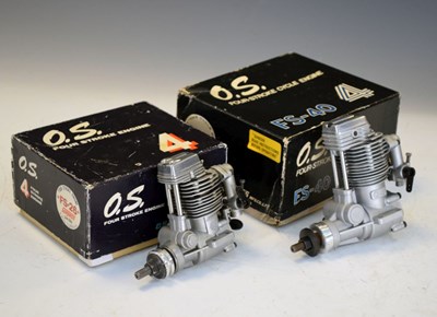 Lot 336 - Model Aircraft Engines - OS Engines