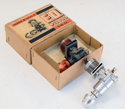 Lot 345 - ED Diesel Model Aircraft engines