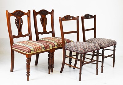 Lot 626 - Two pairs of occasional chairs
