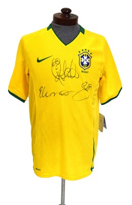 Lot 300 - Brazil shirt - signed