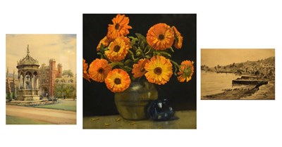 Lot 636 - G. Ulster-MacDonald - Watercolour - Trinity, Cambridge