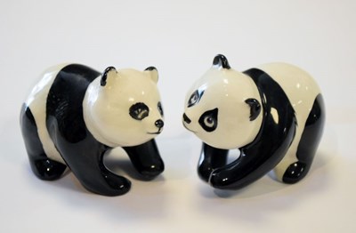 Lot 397 - Two Beswick figures of Panda cubs, both No.1815