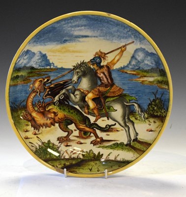 Lot 567 - 20th Century Italian maiolica dish