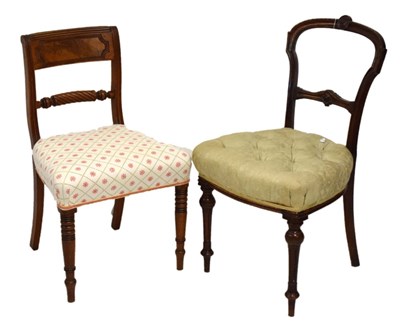 Lot 656 - Two 19th Century dining chairs