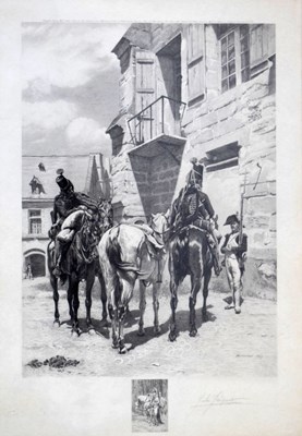 Lot 760 - Engraving after Meisonnier