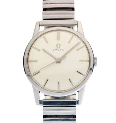 Lot 108 - Omega  - Gentleman's stainless steel wristwatch