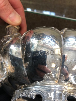 Lot 105 - Four-piece silver tea and coffee service