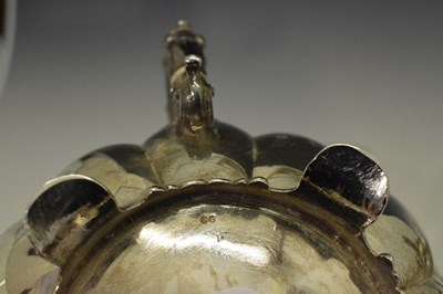 Lot 105 - Four-piece silver tea and coffee service