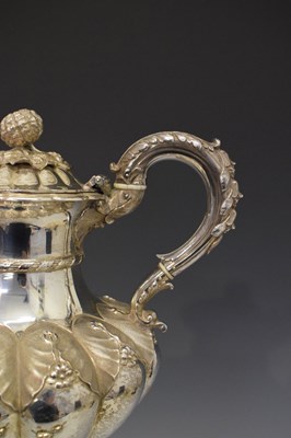 Lot 105 - Four-piece silver tea and coffee service
