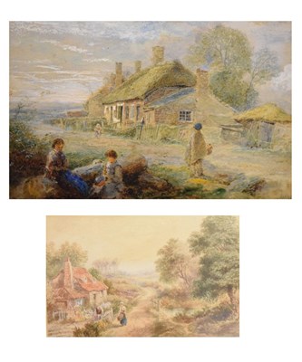 Lot 560 - Two 19th Century watercolours, one in manner of Myles Birket Foster