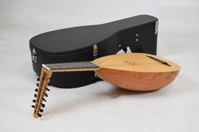 Lot 209 - Eight course Student Lute by Stephen Barber and Sandi Harris