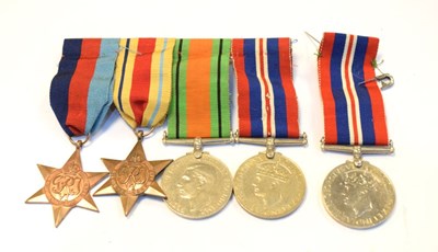 Lot 317 - Second World War medal group, etc.