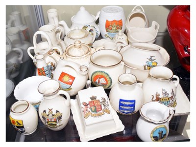 Lot 403 - Quantity of crested ware china