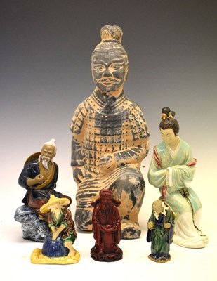 Lot 783 - Group of ceramic Oriental figures