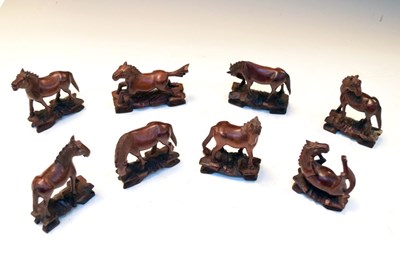 Lot 304 - Eight horses of Hongmu