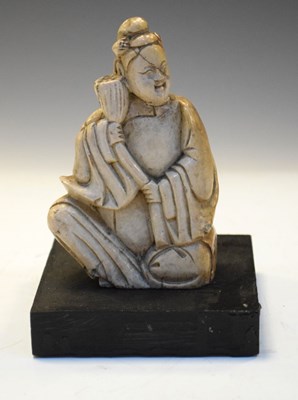 Lot 259 - Seated Oriental figure