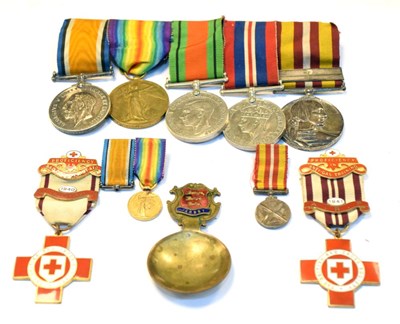 Lot 318 - First & Second World War medal group awarded to Private A.V.J. Verrinder of the 13th London Regiment (Kensington)